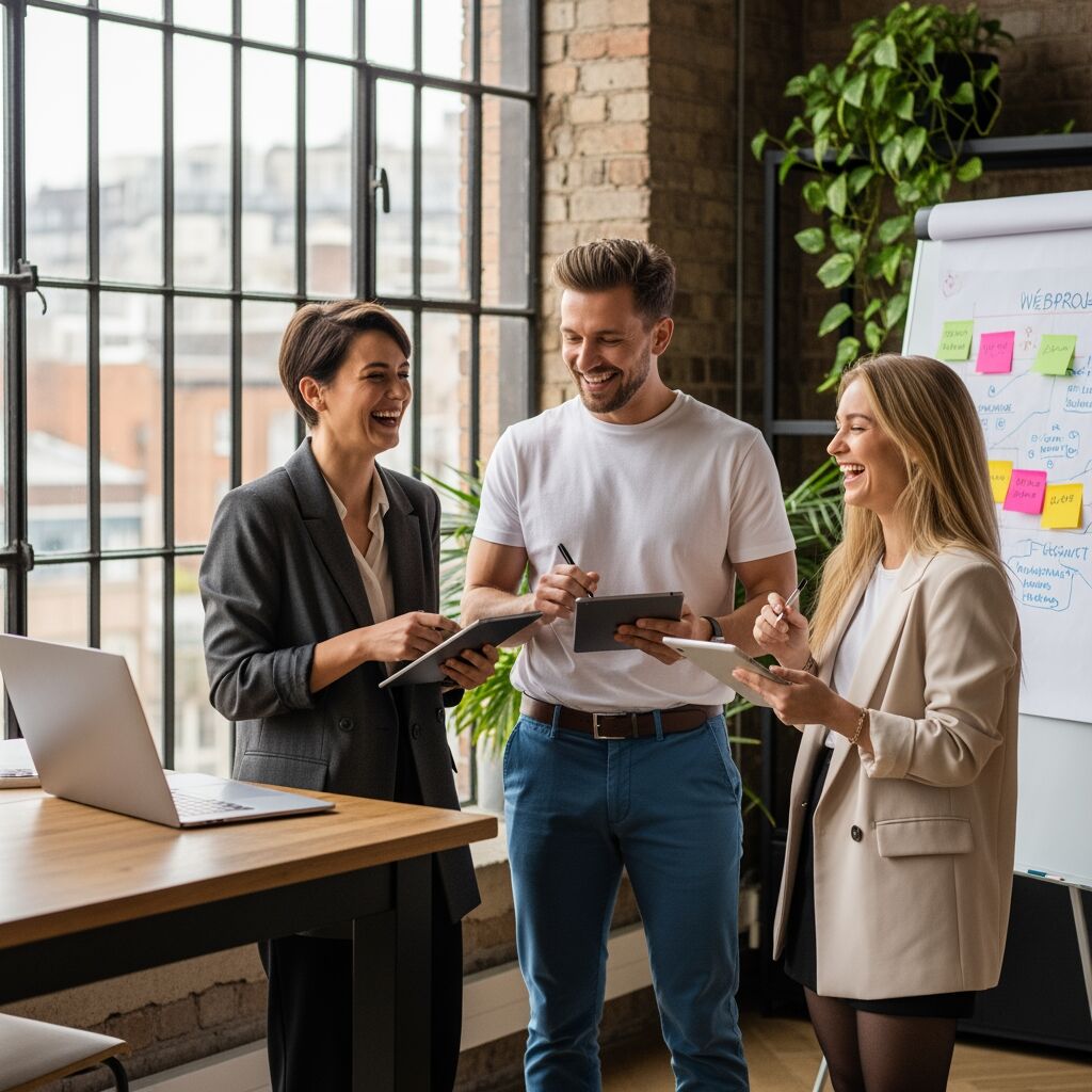 Service-Team im Lösungs-Workshop